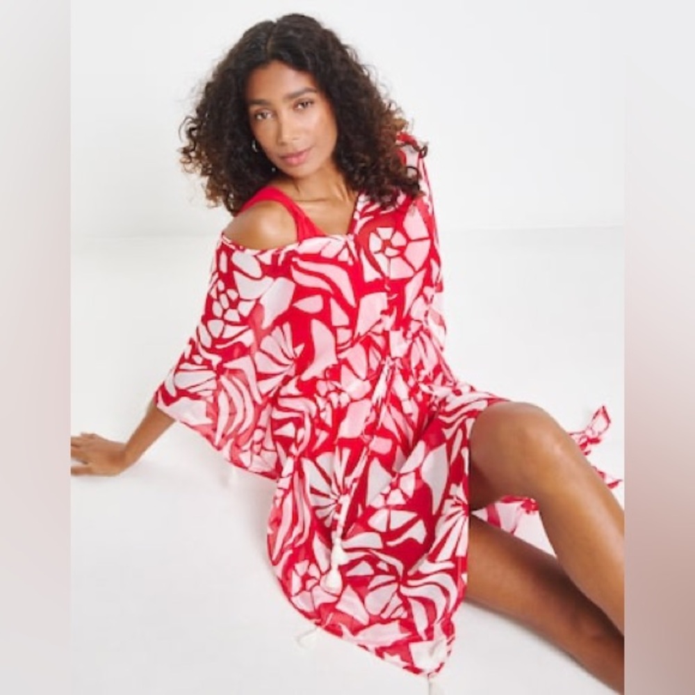 NEXT DIRECT - SIMPLY BE BEACH COVERUP KAFTAN - LIKE NEW - XL